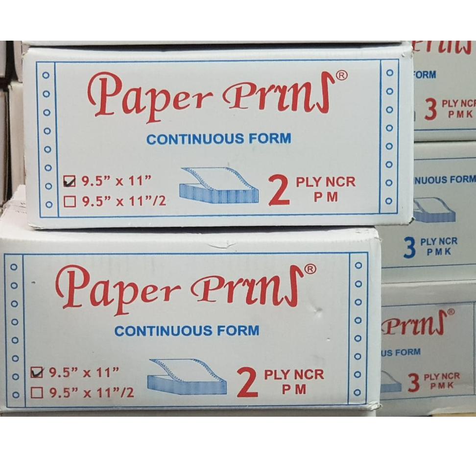

✨STAR✨ Continuous Form Paper Print 9.5 x11 2 ply Atau 9.5 X 11/2 2ply !!!