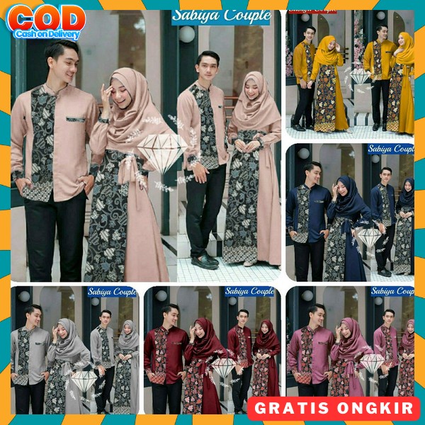 Bju Satimbit Import Premium Pakean Cople Pesta Kondangan Games Couplw Baju Keluarga Set Muslim Kwlua