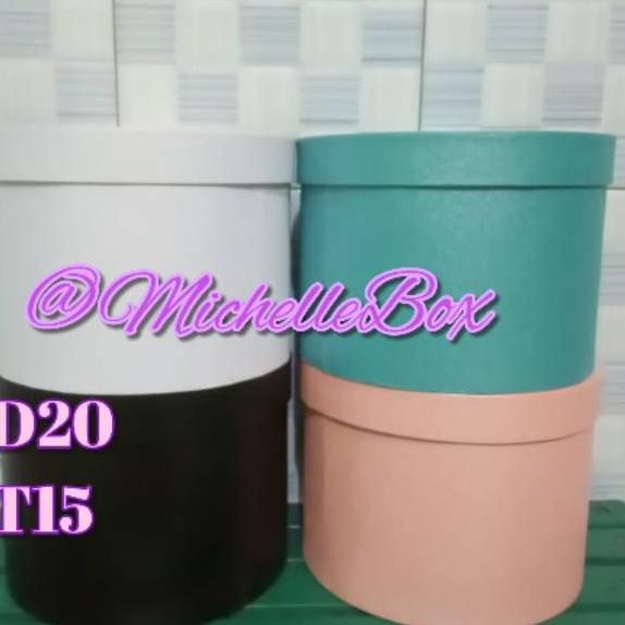 

✨ Gift Box Bulat/Bloom Box Flower/Round Flower Box/Box Bunga Bulat/Box Bulat Bunga grosir