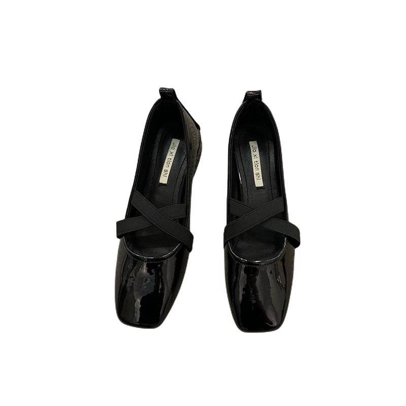 [✅BISA COD] #Sisjuly# Sepatu Mary Jane Prancis wanita 2023 sepatu wanita kacang baru sepatu wanita t