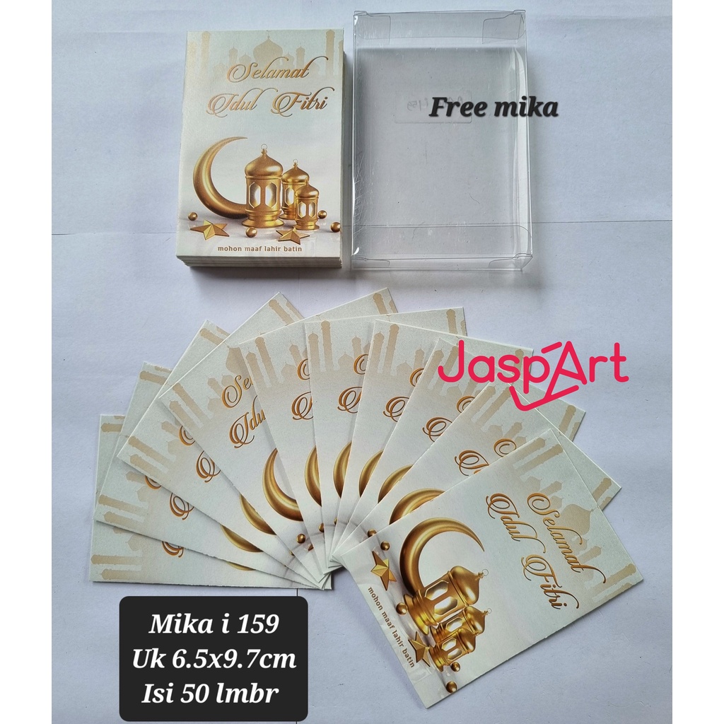 

AMPLOP / ANGPAO LEBARAN HARI RAYA IDUL FITRI MIKA ISI 50 LEMBAR