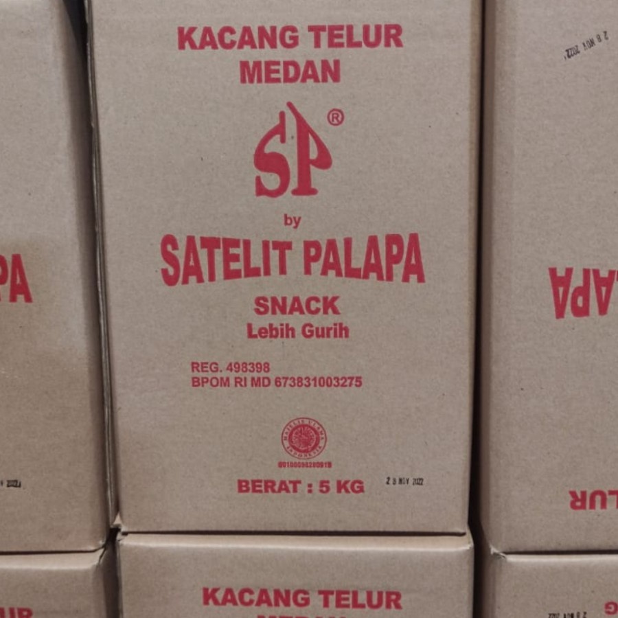 

Kacang Telur Medan Satelit Palapa 5kg 5.000gram