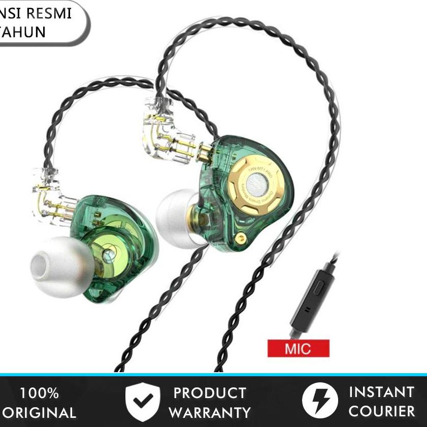 ℮ TRN MT1 Pro Earphone Synamic Driver with Noise Reduction Sport Gaming Earphone Headset Gaming Bass