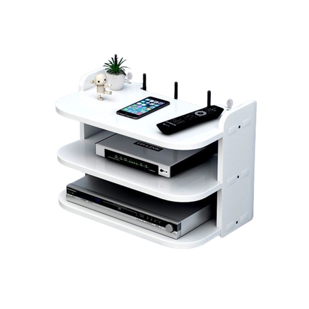 Rak Gantung Set Top Box / DVD / Modem / Wifi / Router / 3 Susun MB1024