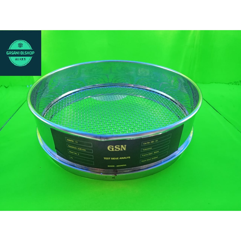 Sieve ayakan Stainless Mesh 5 (4.00mm) / Sieve Test mesh 5