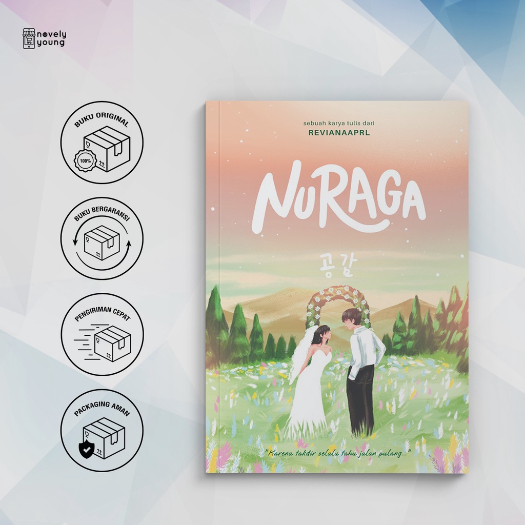Novel Nuraga - Revianaaprl - Loveable - Gratis Biaya Packing