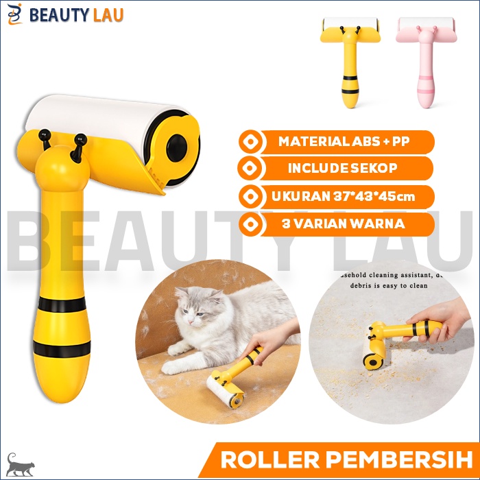 ROLL PEMBERSIH BULU KUCING ANJING DI BAJU DAN KARPET PET HAIR REMOVAL LINT ROLLER PENGHILANG BULU KUCING DI PAKAIAN