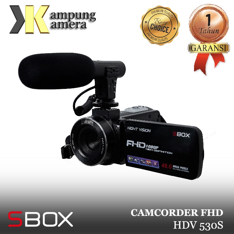 SBOX S530 530S 530 S CAMCORDER HD WEBCAM GARANSI RESMI SBOX 1 TAHUN
