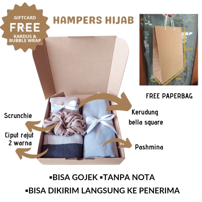 

ARS04 PROMO HAMPERS KADO HADIAH ULANG TAHUN WEDDING SOUVENIR HIJAB TERBARU