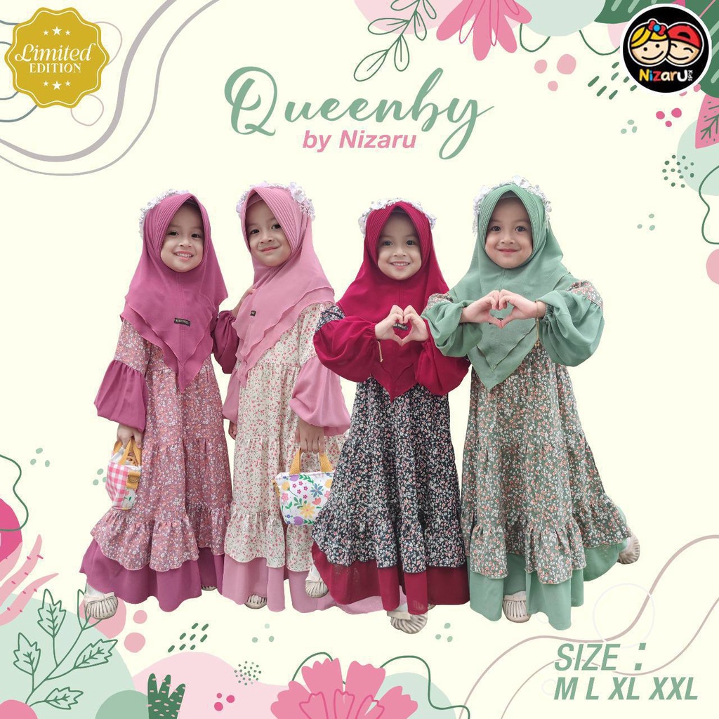 Gamis anak Queenby by Nizaru Project