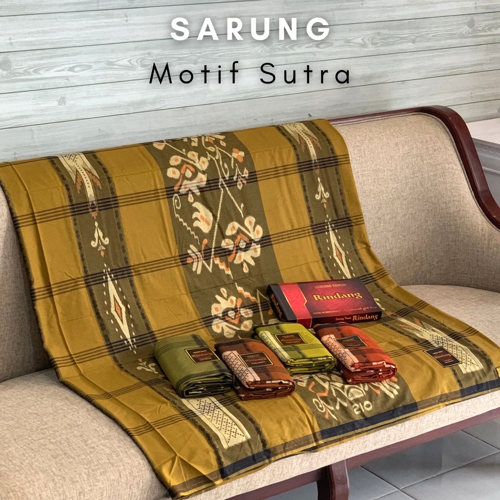 Sarung Premium Motif Sutra Rindang Bahan Rayon TR