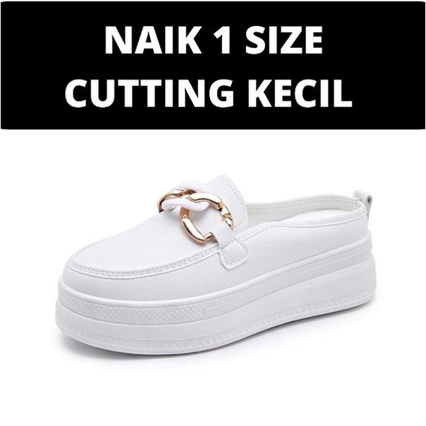 Sepatu Slip on Wanita Sandal Sepatu Wedges Import Terbaru Di-087