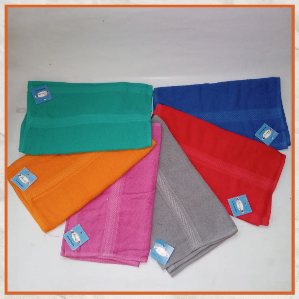 Ezpata Handuk Mandi Olahraga Muka Kecil 70x37cm Microfiber Polos Warna Warni Harga Grosir Termurah