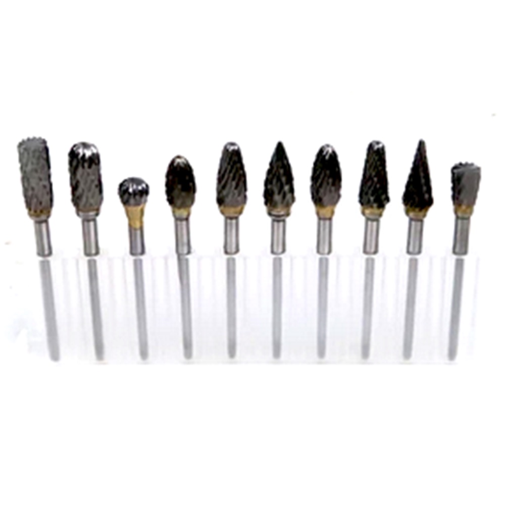 10 PCS Mata Bor Nanas Cun 3mm / Tunner Porting Kikir Ukir Besi MANTA Mata Bor Cun SET