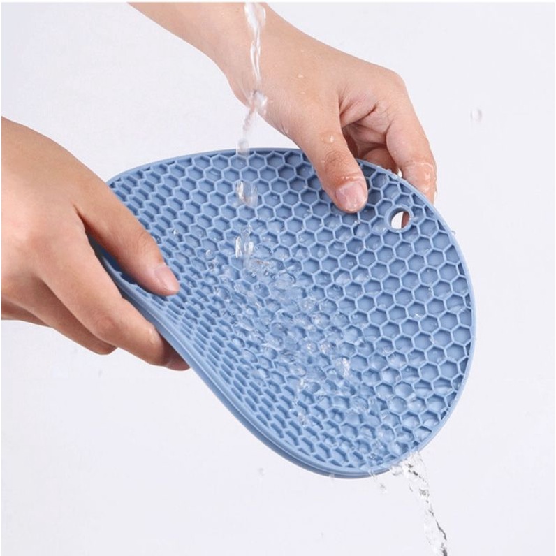 GP Tatakan Alas Panci Silikon Tahan Panas / Tatakan Piring Anti Slip Serbaguna