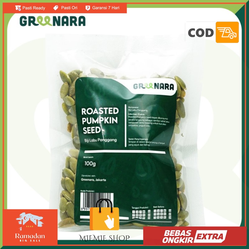 

Roasted Pumpkin Seed 100gr / Biji Labu Panggang 100 gram