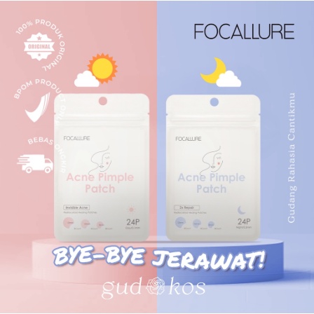 FOCALLURE Acne Pimple Patch Day &amp; Night / Stiker Jerawat