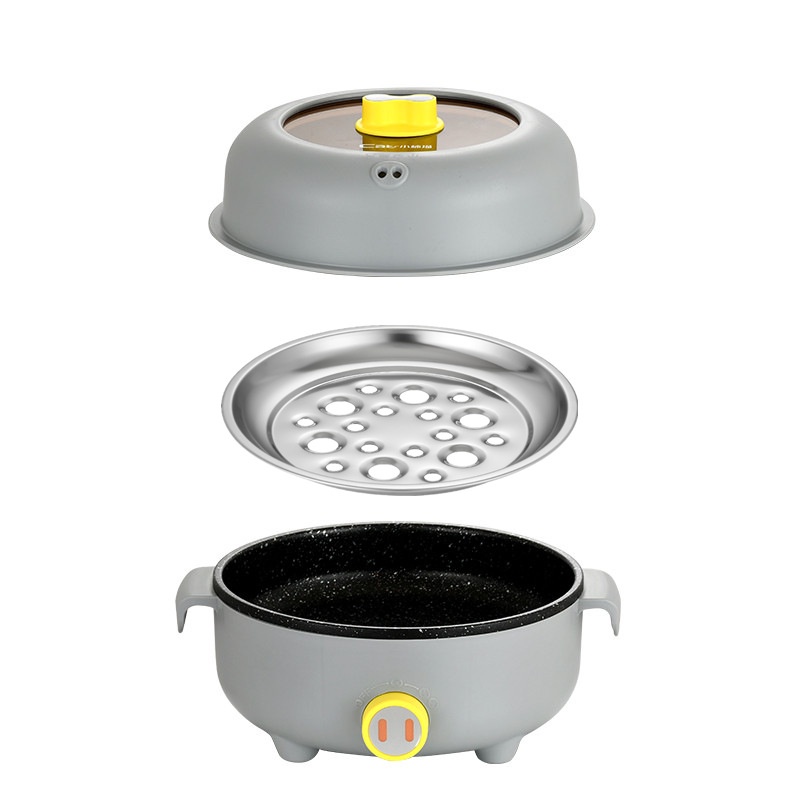 Gobra ♕ LS-1380 Panci Multi Purpose Cooking Pot 26cm 1000w Panci Listrik Elektronik Import