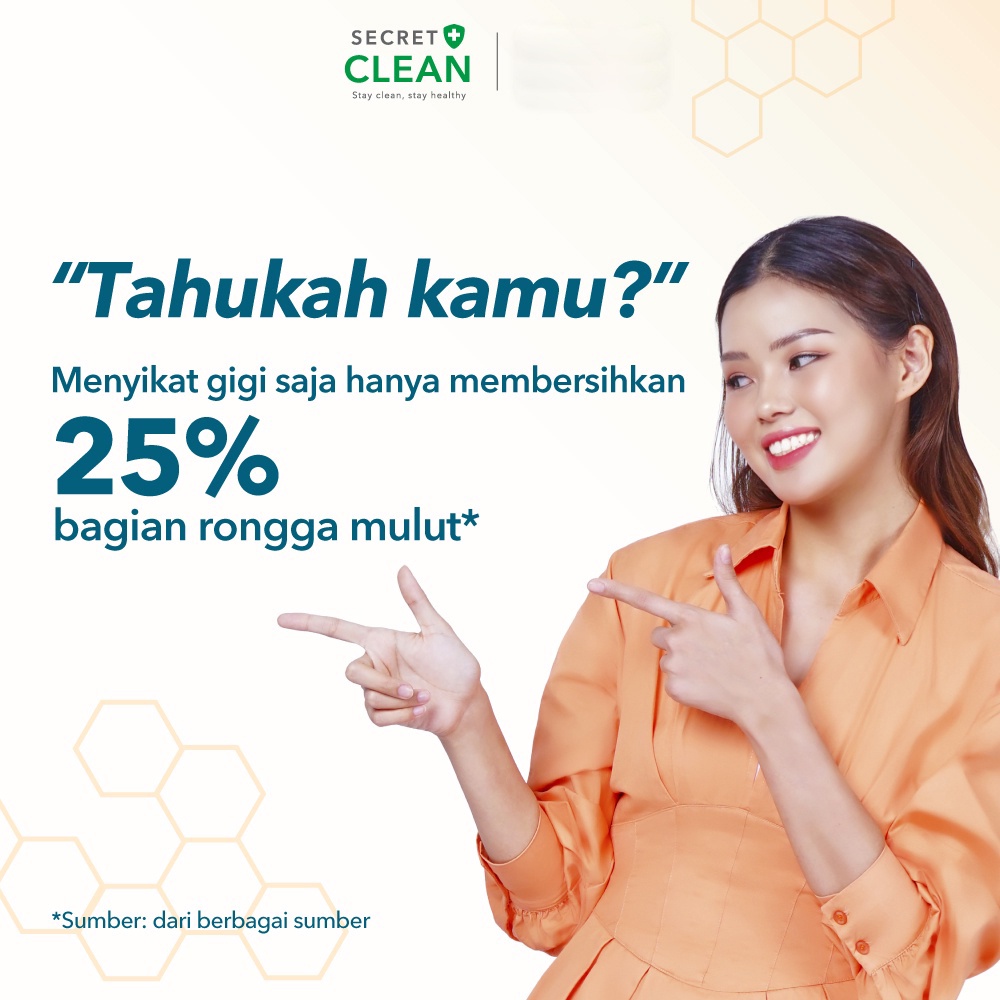 Secret Clean Propolis Antiseptic Mouthwash Obat Kumur Mint  500ml 150ml