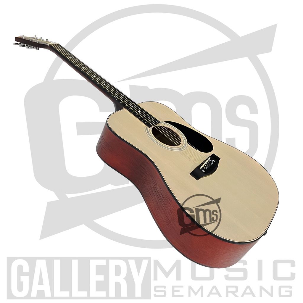 Gitar Akustik Cort AD810 OP Custom Paket Super Komplit