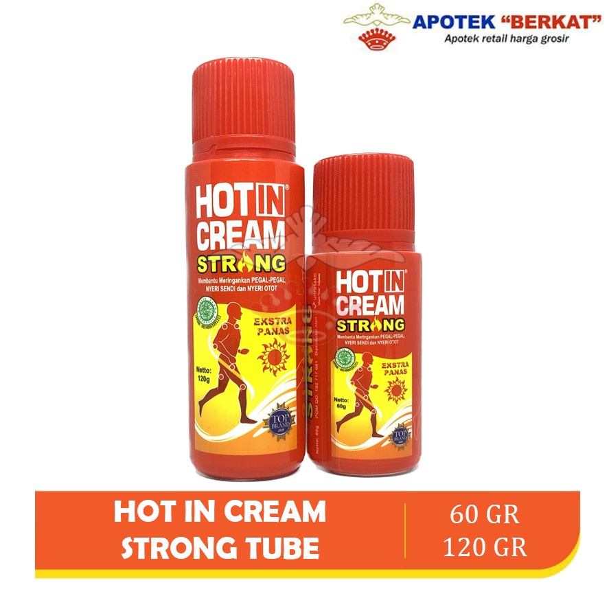 HOT IN CREAM STRONG 120 GRAM BOTOL / NYERI OTOT - 60 GR