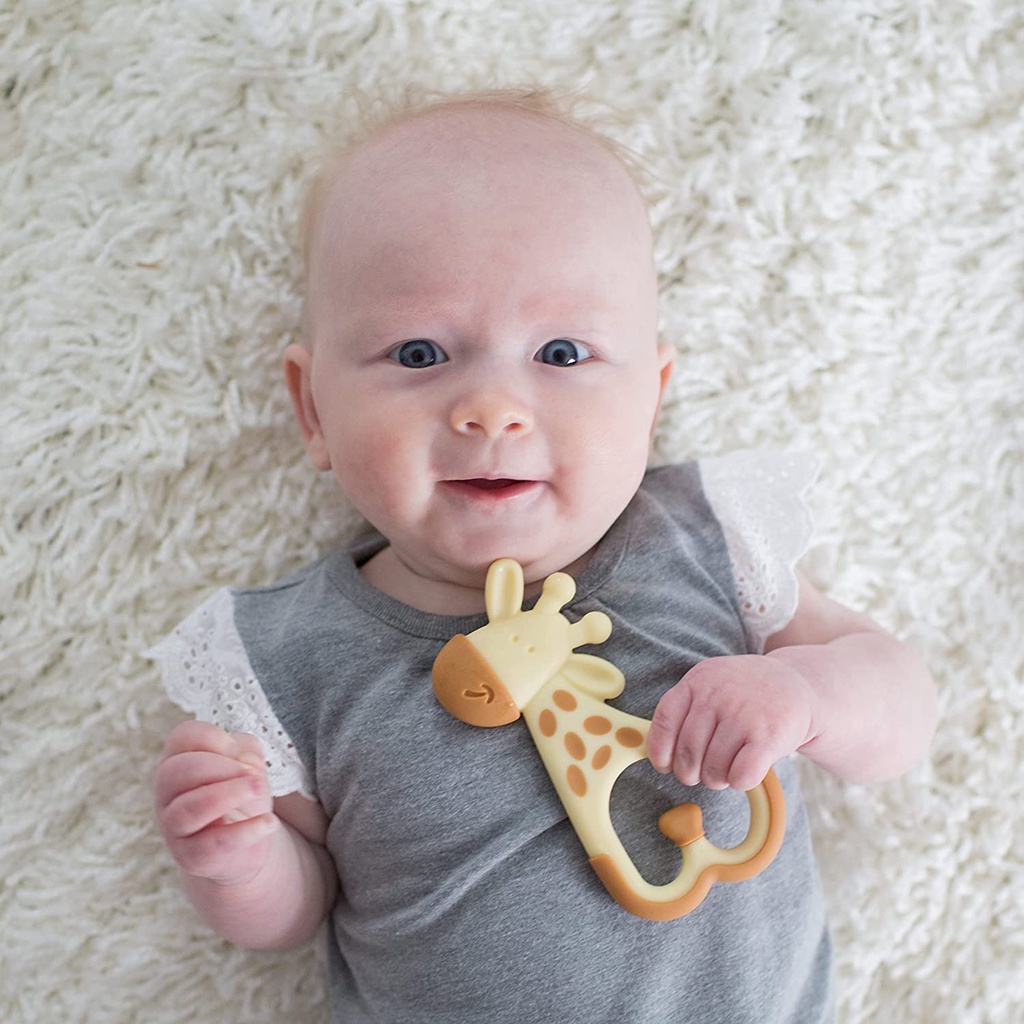 Dr Brown's Ridgees Massaging Teether Gigitan Bayi Bentuk Jerapah Browns