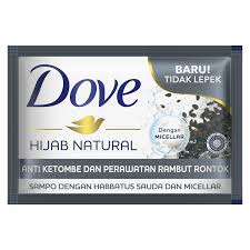 DOVE HIJAB NATURAL ANTI KETOMBE &amp; PERAWATAN RAMBUT RONTOK 8ML