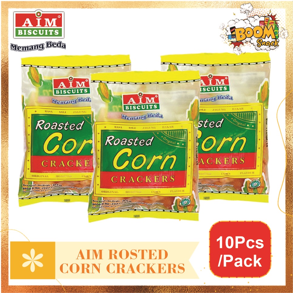 AIM Rosted Corn Crakers Kemasan 35 gram isi 10pcs