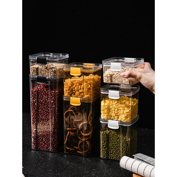 TOPLES KOTAK SNACK KEDAP UDARA | CEREAL CONTAINER | FOOD STORAGE JAR | KONTAINER MAKAN | GRAIN JAR