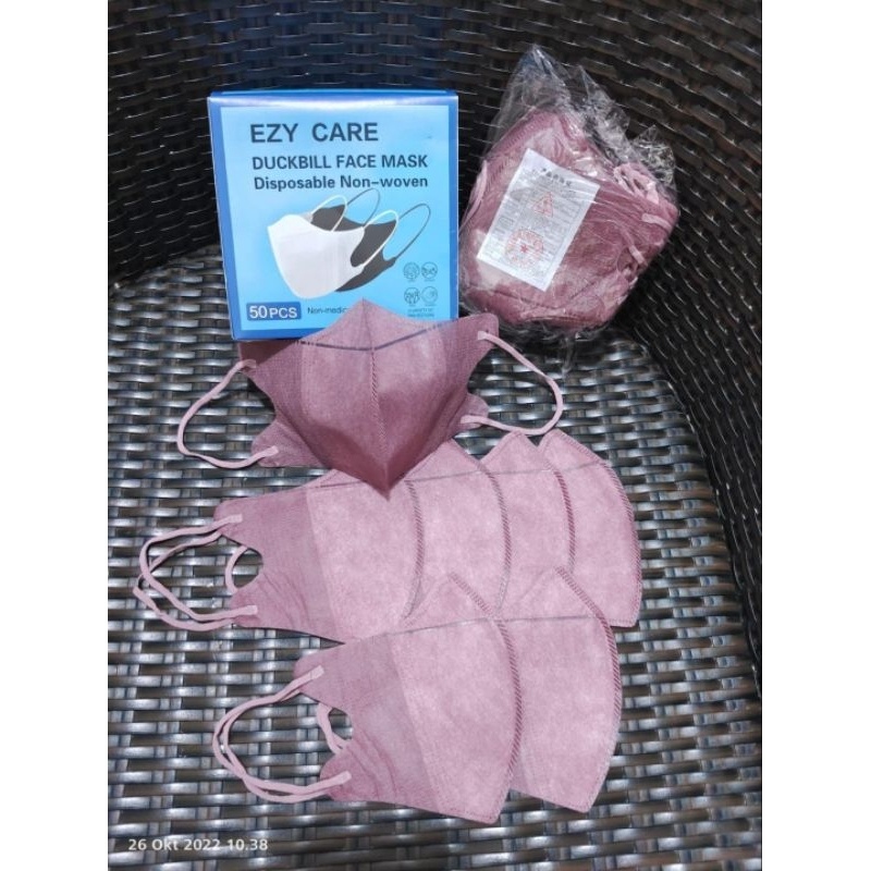 Masker Duckbil FaceMask Shrimpink Ezy Care Careion isi 50 pcs