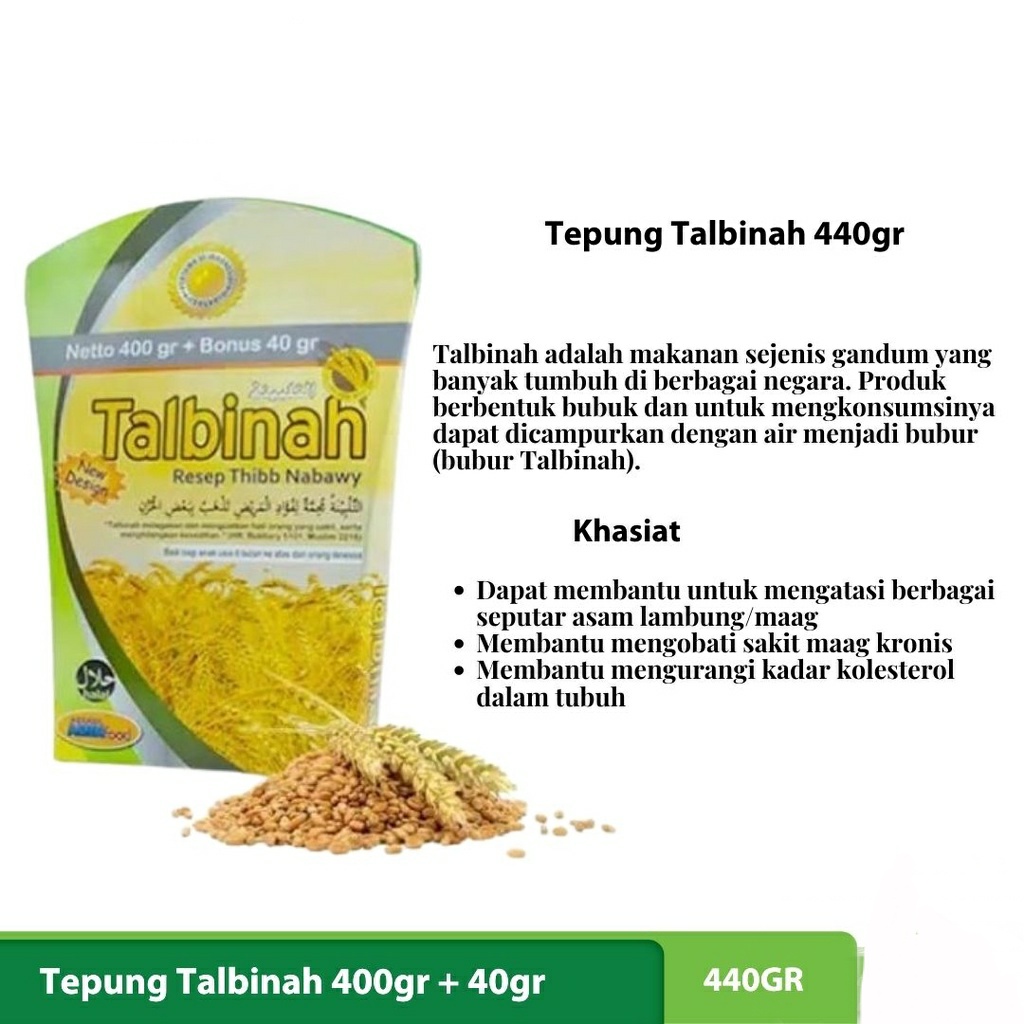 TALBINAH Tepung Bubur Talbinah Herbal Asam Lambung Maag