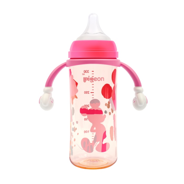 Pigeon Botol PPSU 330ml dengan Gagang Bottle Disney Series nipple Softouch Generasi 3