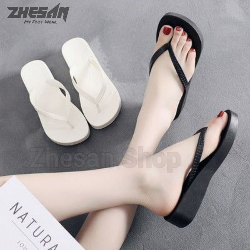 Sandal Wedges Wanita Japit Sandal Perempuan Sandal Jepit Wedges