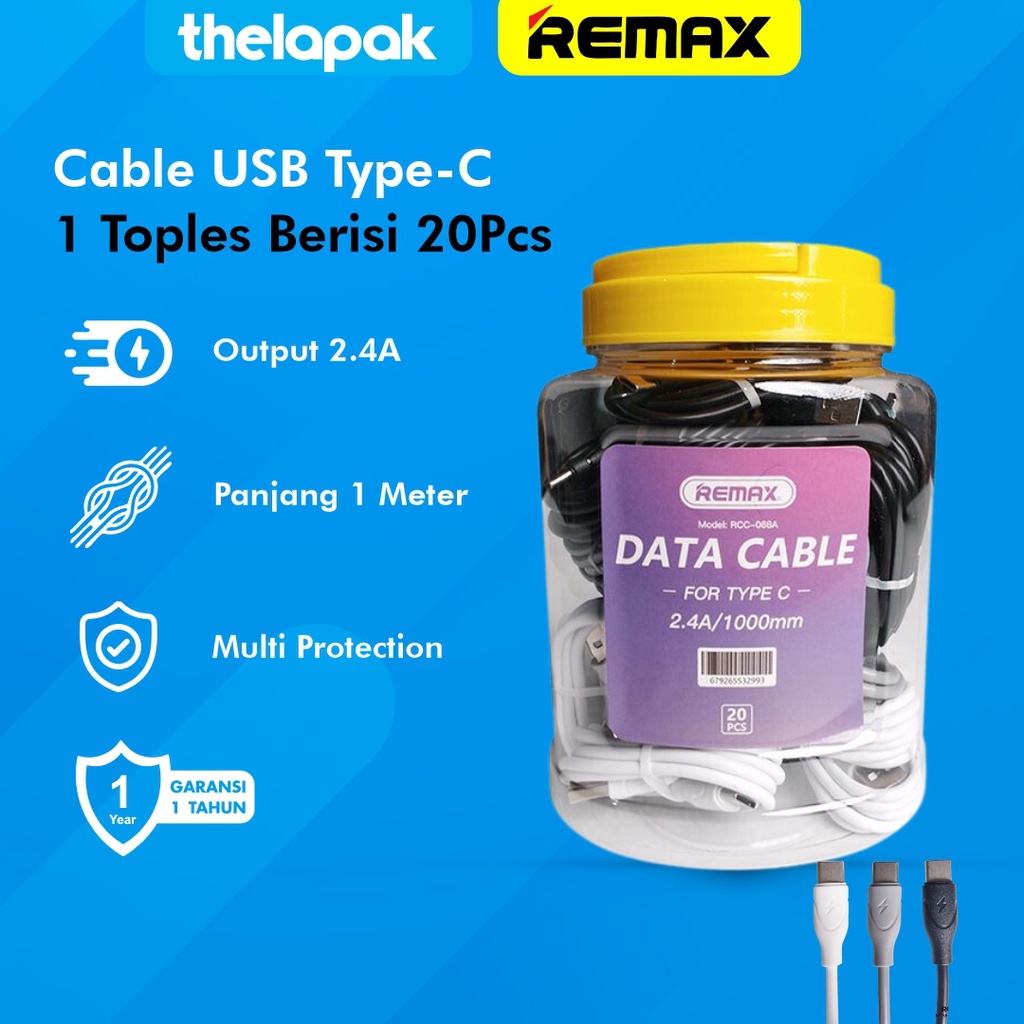 Jual Kabel Data Usb Type C Isi Pcs Remax Rcc A Cable Fast Charging