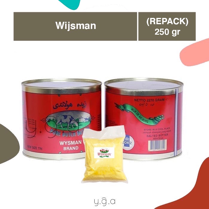 

Wijsman Butter (REPACK) 250gr / Mentega Wisman