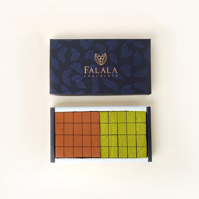 

#####] Falala Hazelnut & Matcha (Mix) Chocolate | Japanese Nama Chocolate Pre