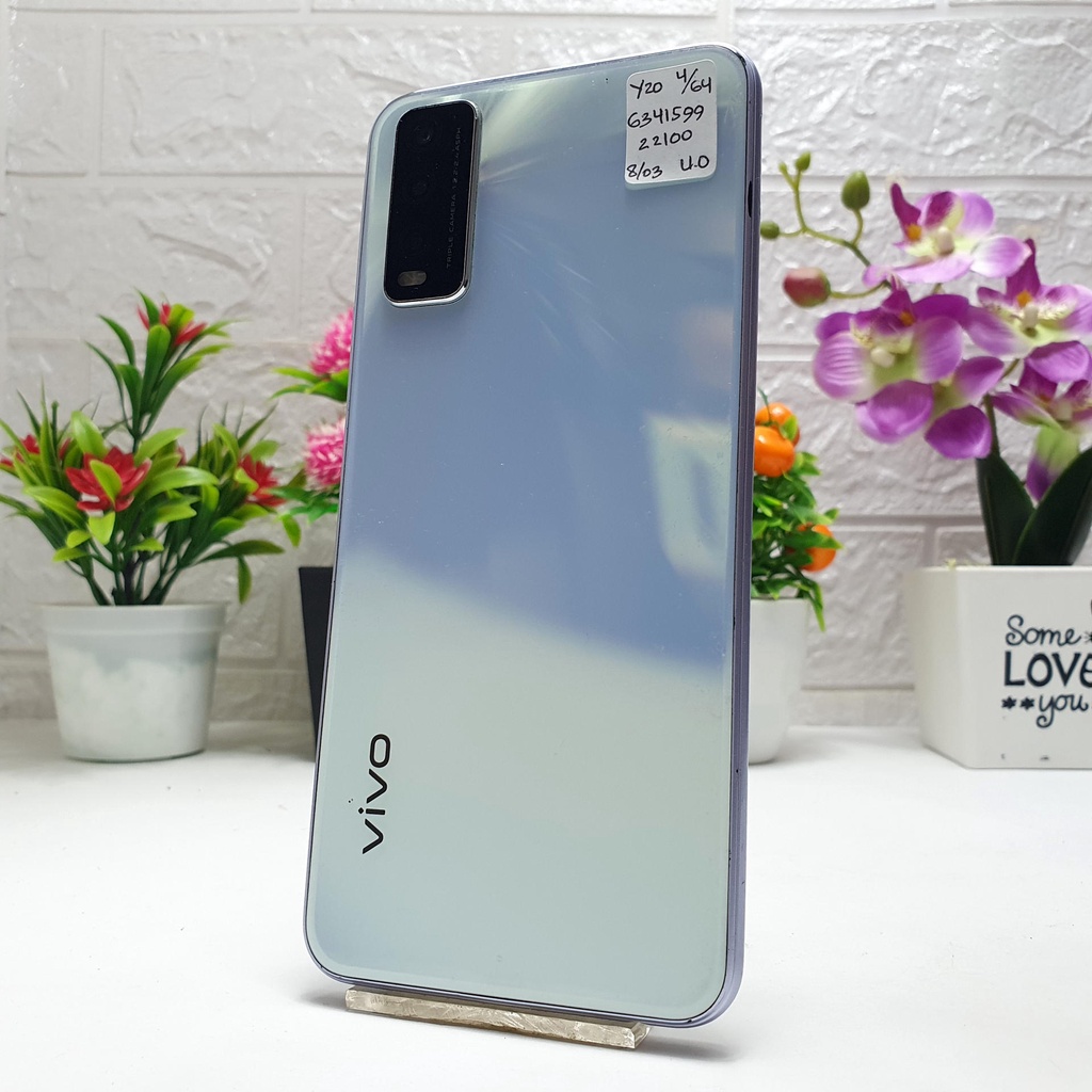 Vivo Y20 4/64GB Bekas Second Eks Grs Resmi