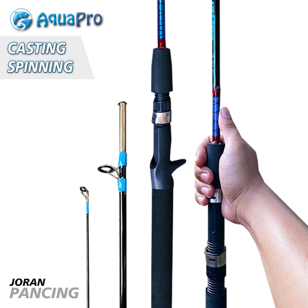 Paket Set Joran Pancing JR01 Baitcasting Fishing Reel Casting Fishing Rod Carbon Fiber Reel Bait Casting R01 Blue