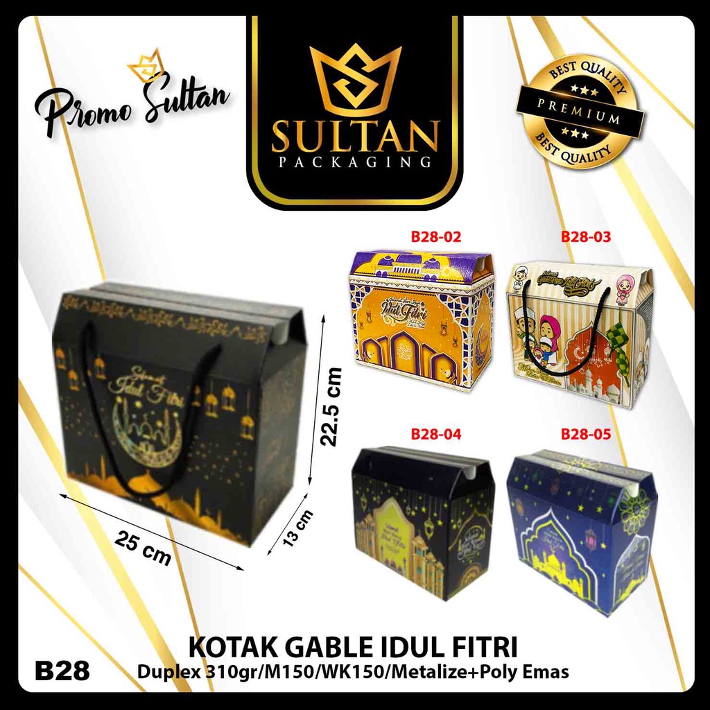 

Dus Hampers Idul Fitri - Box Hadiah Lebaran - Dus Hari Raya Idul Fitri Premium - B28