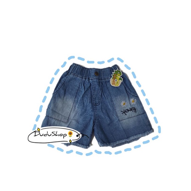 Celana Pendek Anak Perempuan by Ballon /Celana Jeans Anak/ celana jeans pendek