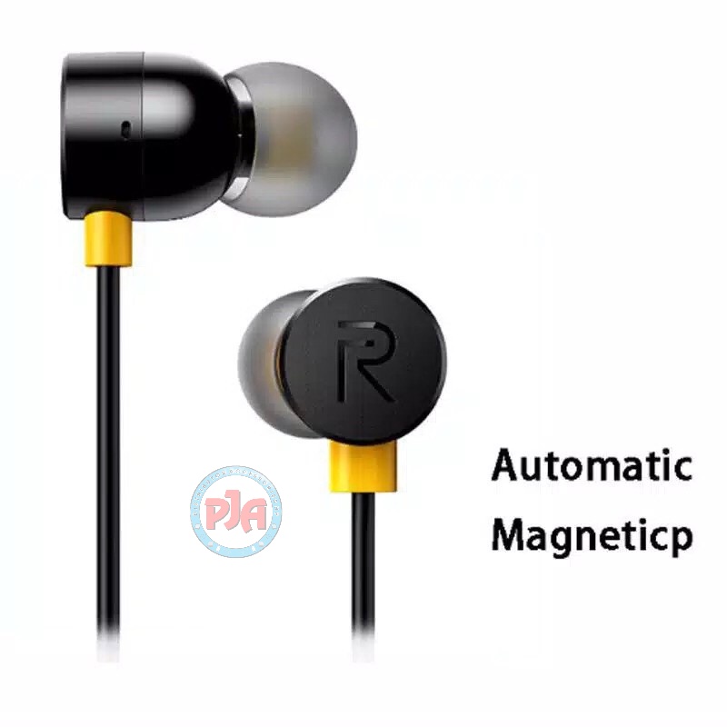 Headset Earphone Handsfree Hf REALME BUDS ORIGINAL Magnet Super Bass