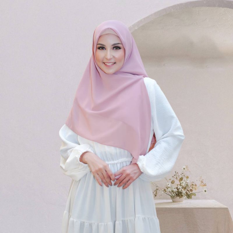 jilbab instan Yumna Zipper Square standar hijab instan