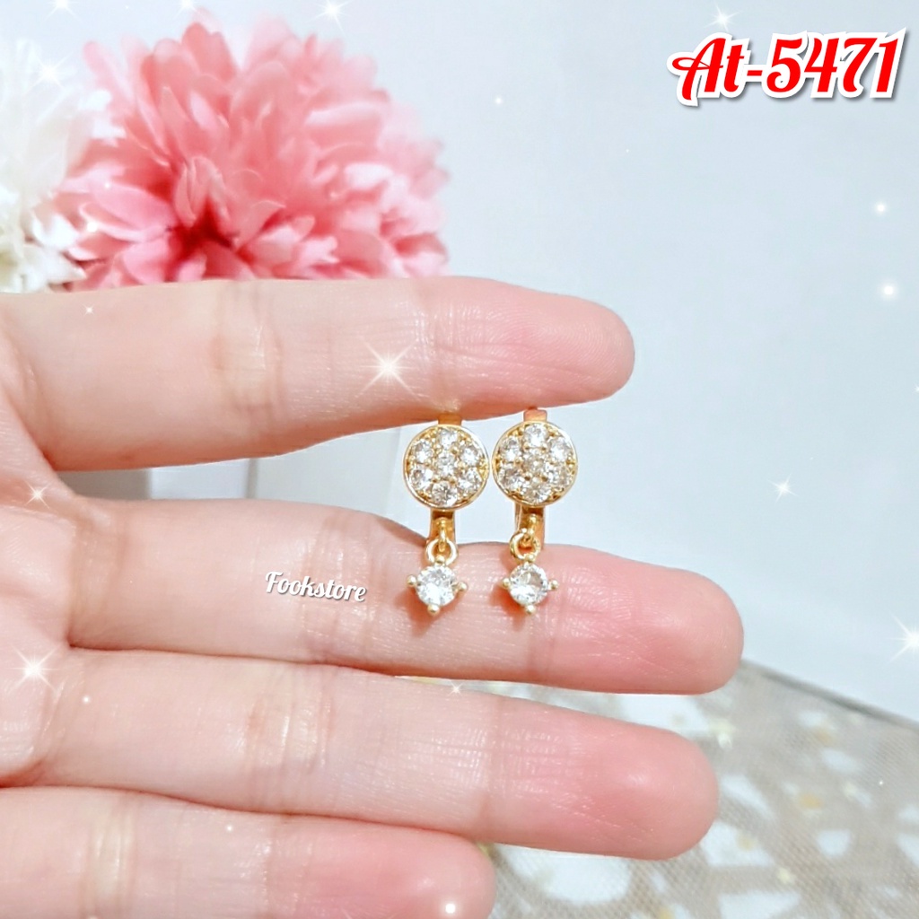 ANTING CLIP DEWASA BATU PERMATA FASHION KOREA/AT5471