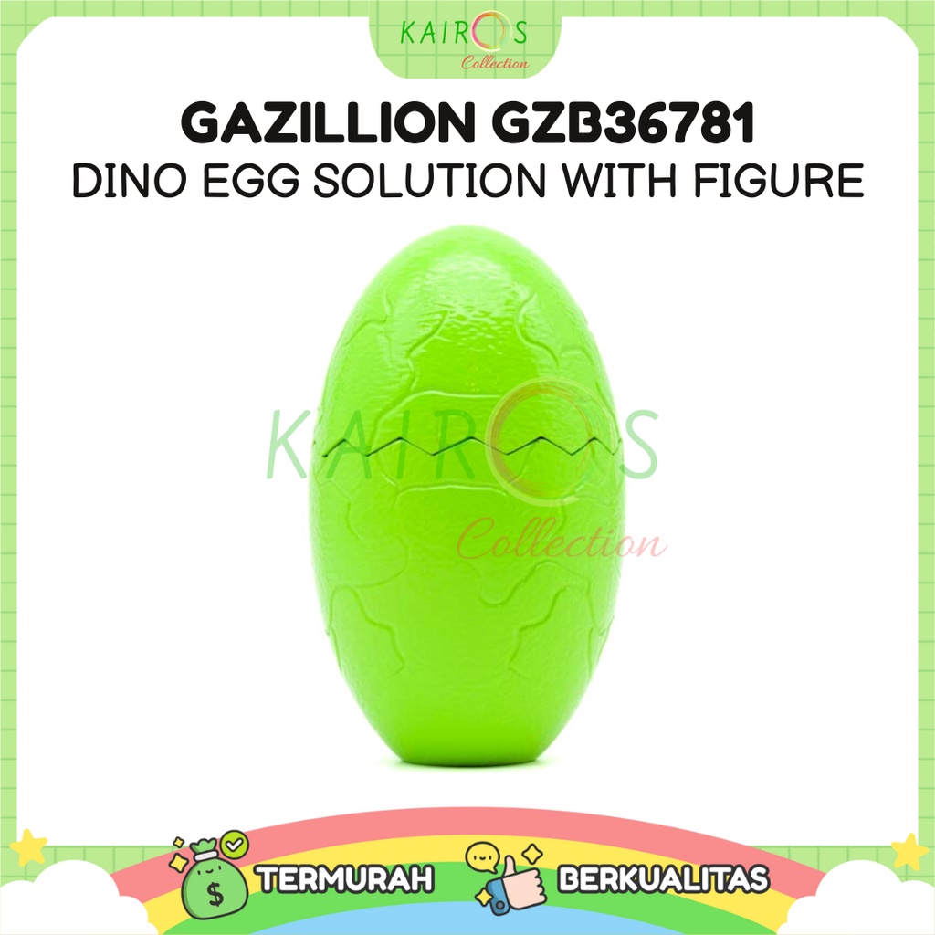 Gazillion Bubble GZB36781 DINO EGG SOLUTION WITH FIGURE (PDQ)