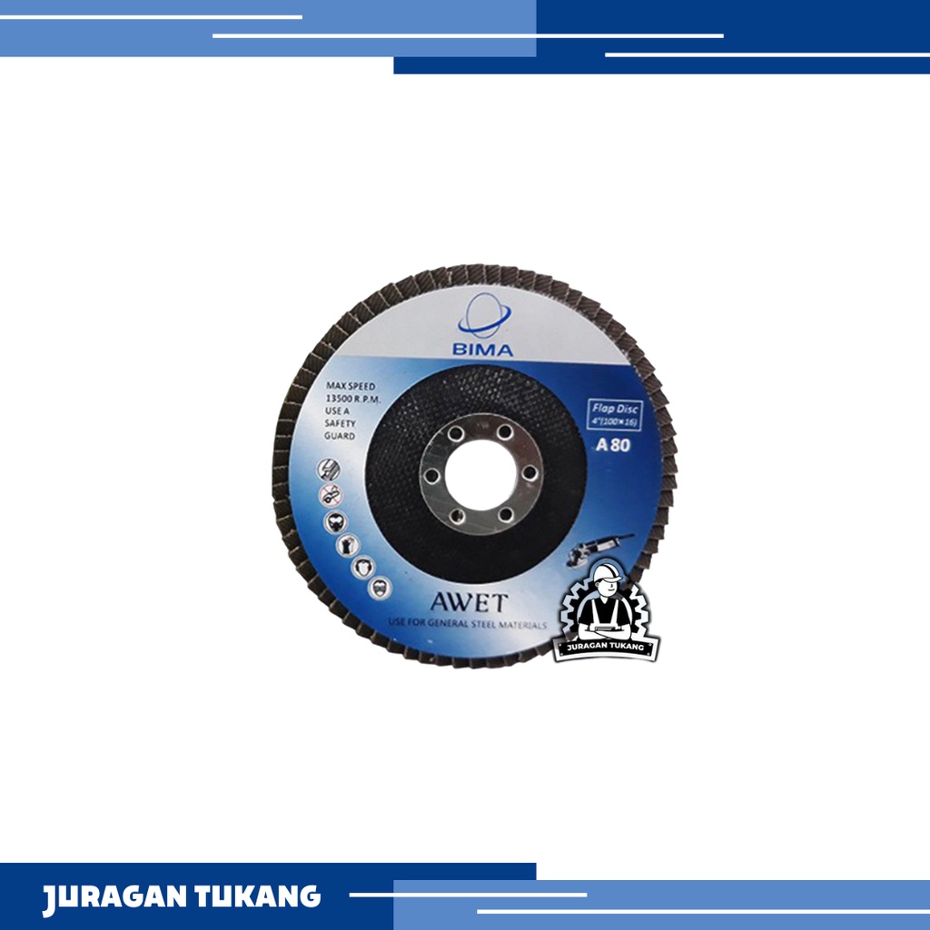 Flap Disc 4" BIMA Amplas Susun Gerinda