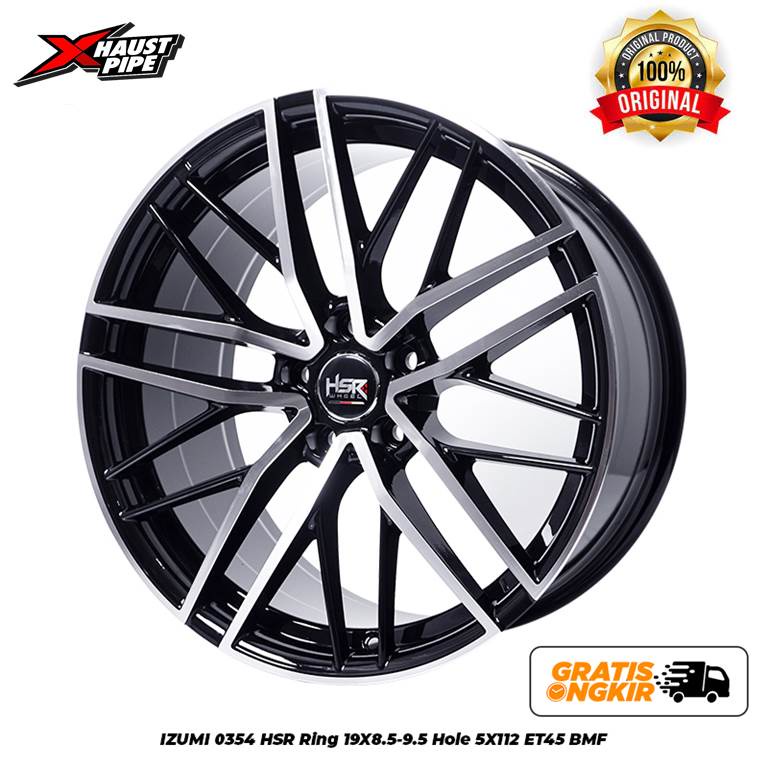 VELG MOBIL CELONG IZUMI HSR RING 19 UNTUK MOBIL MERCEDES BENZ AUDI PCD 5X112 ET 45 BMF