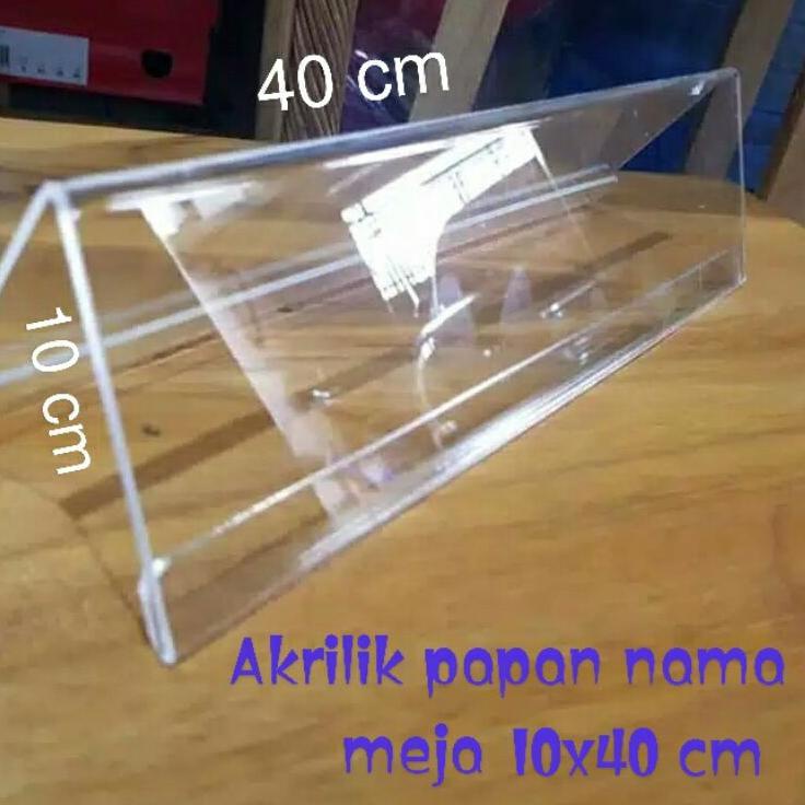 

Update Terkini papan nama meja akrilik 10x40 cm