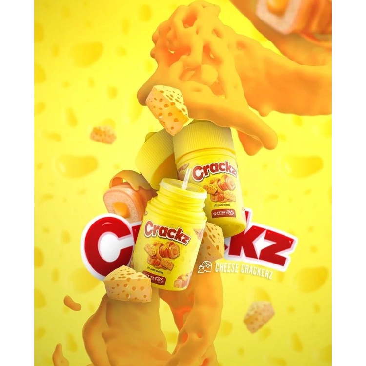 Crackz V3 Cheese Crackerz 60ML by Tetra Indonesia x Vape On