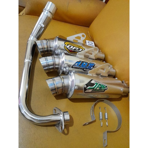 Knalpot Racing DPJ DOS JRM Mio Smile Mio sporty Mio soul Mio J Mio Z Xride Mio Fino Mio GT