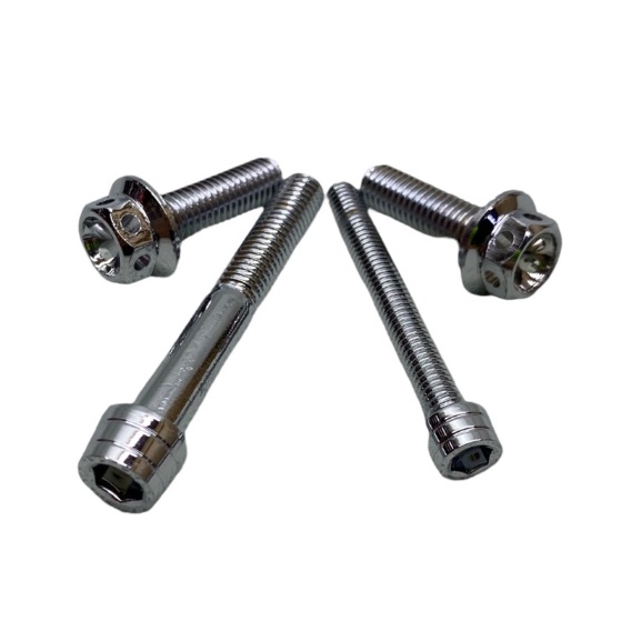 Baut PAKET ISI 4pcs Probolt 2 Flower 2 Kerucut Buat Kaliper 4Piston Monoblok kawasaki suzuki yamaha honda shock tabung standar